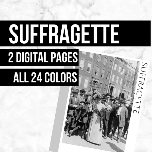 Suffragette: Printable Genealogy Form (Digital Download)