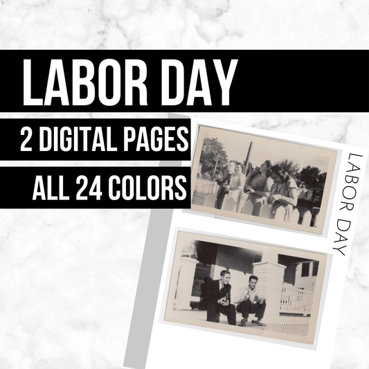 Labor Day: Printable Genealogy Form (Digital Download)