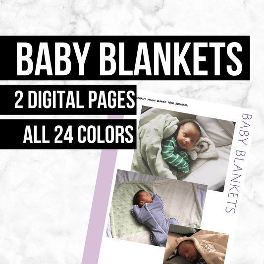 Baby Blankets: Printable Genealogy Form (Digital Download)