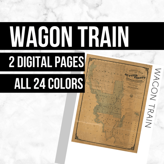 Wagon Train: Printable Genealogy Form (Digital Download)