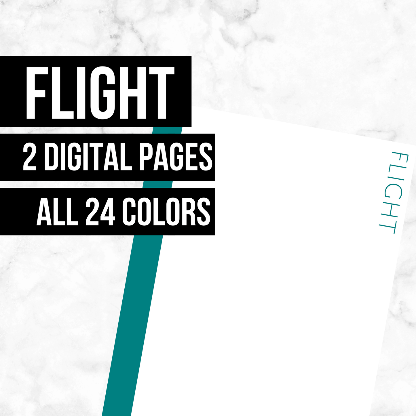 Flight Page: Printable Genealogy Form (Digital Download)