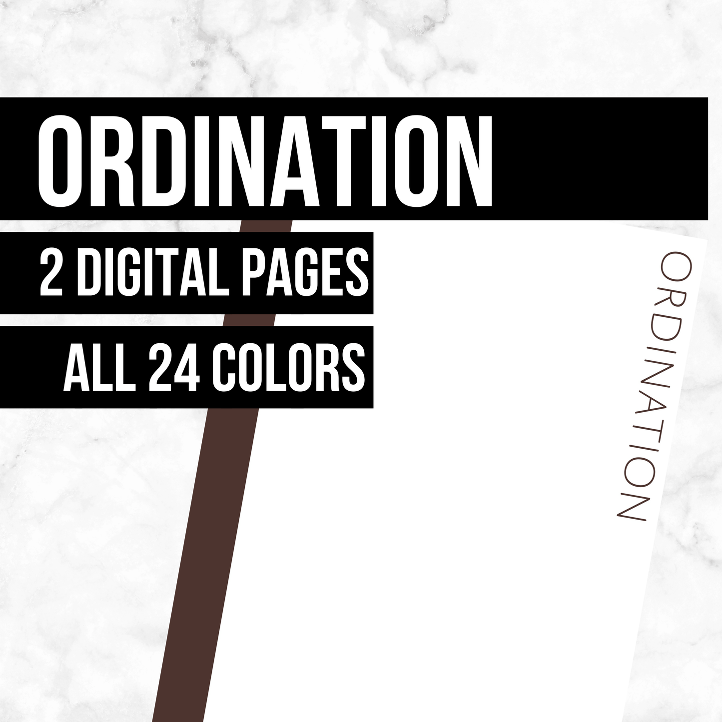 Ordination: Printable Genealogy Forms (Digital Download)
