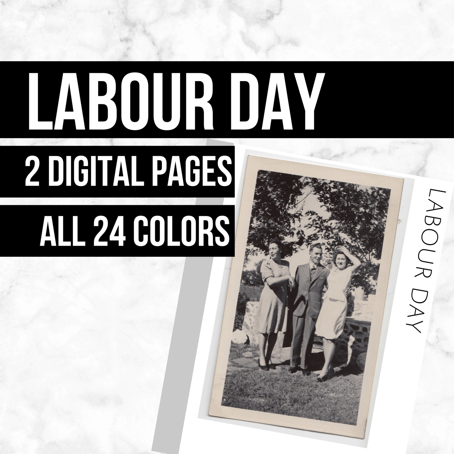Labour Day: Printable Genealogy Form (Digital Download)