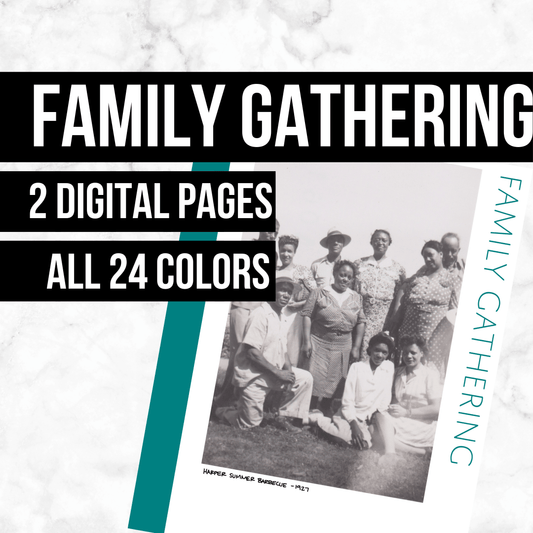 Family Gathering: Printable Genealogy Forms (Digital Download) - Family Tree Notebooks