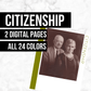 Citizenship: Printable Genealogy Form (Digital Download)