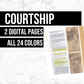 Courtship: Printable Genealogy Form (Digital Download)