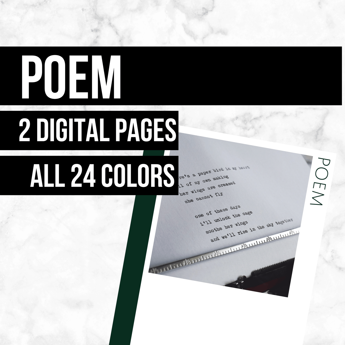Poem: Printable Genealogy Form (Digital Download)