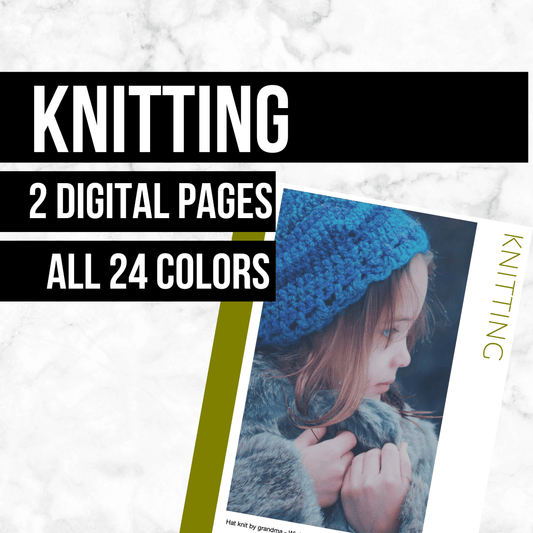 Knitting: Printable Genealogy Form (Digital Download)