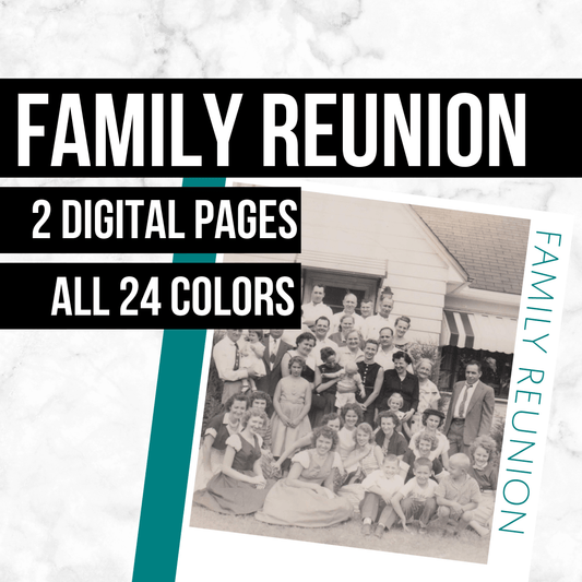 Family Reunion: Printable Genealogy Form (Digital Download)