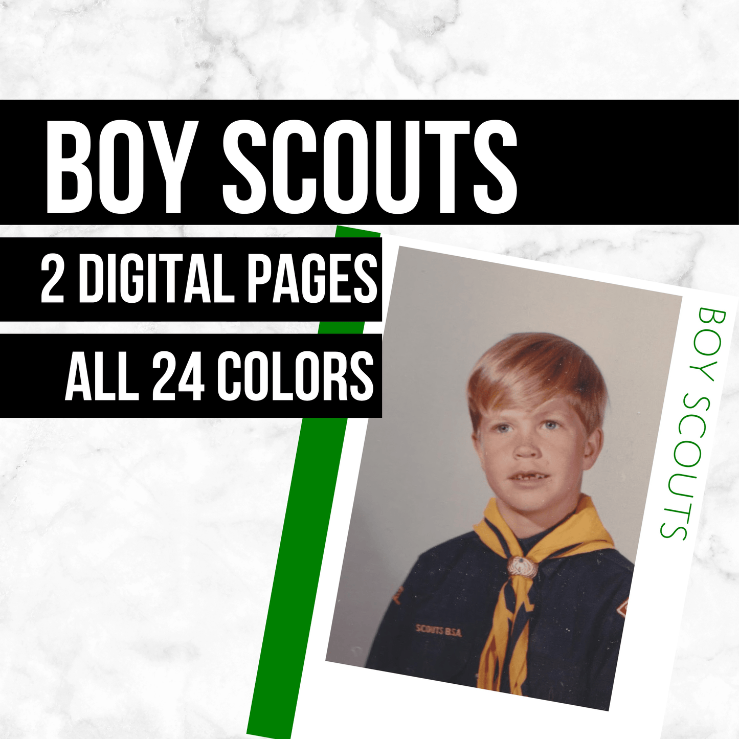 Boy Scouts: Printable Genealogy Form (Digital Download)