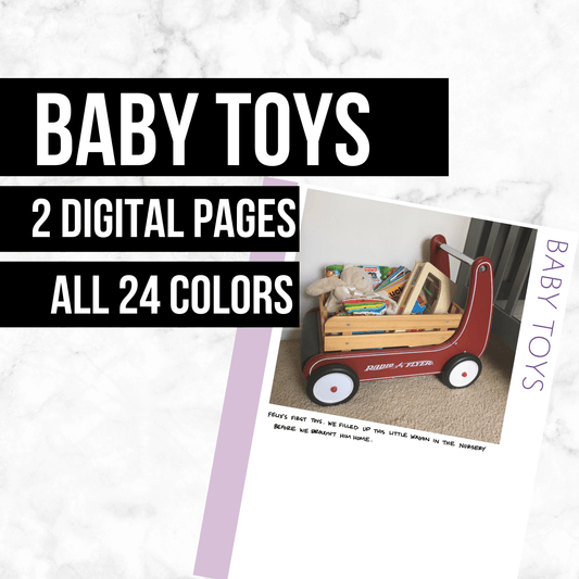 Baby Toys: Printable Genealogy Form (Digital Download)