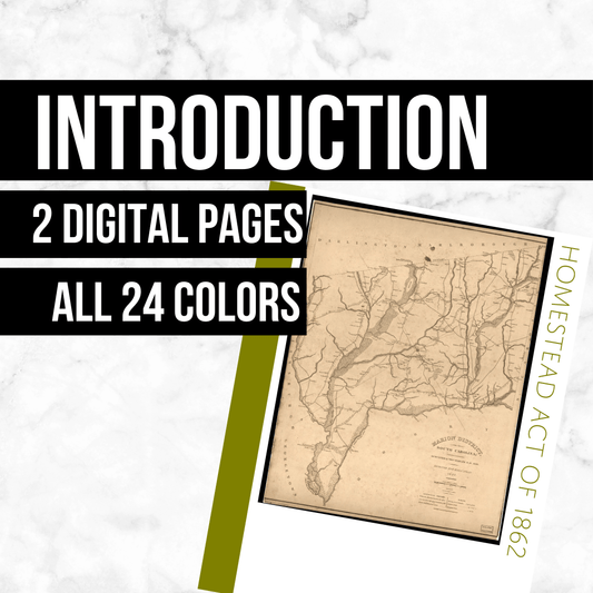 Introduction Page: Printable Genealogy Form (Digital Download)