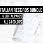 Italian Records (Italy): Printable Genealogy Form (Digital Download)