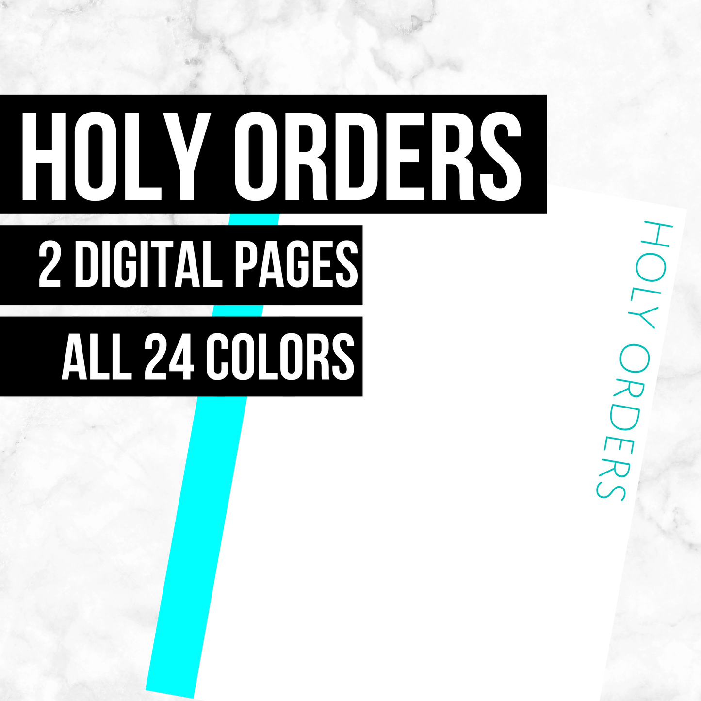Holy Orders: Printable Genealogy Forms (Digital Download)