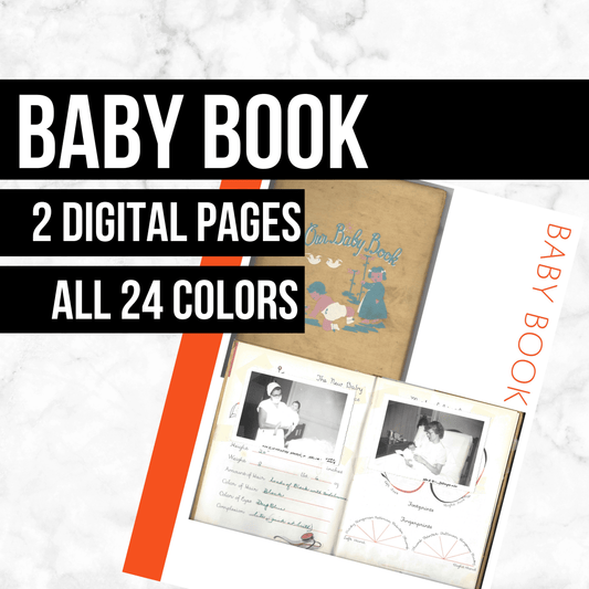 Baby Book: Printable Genealogy Form (Digital Download)