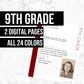 9th Grade: Printable Genealogy Form (Digital Download)
