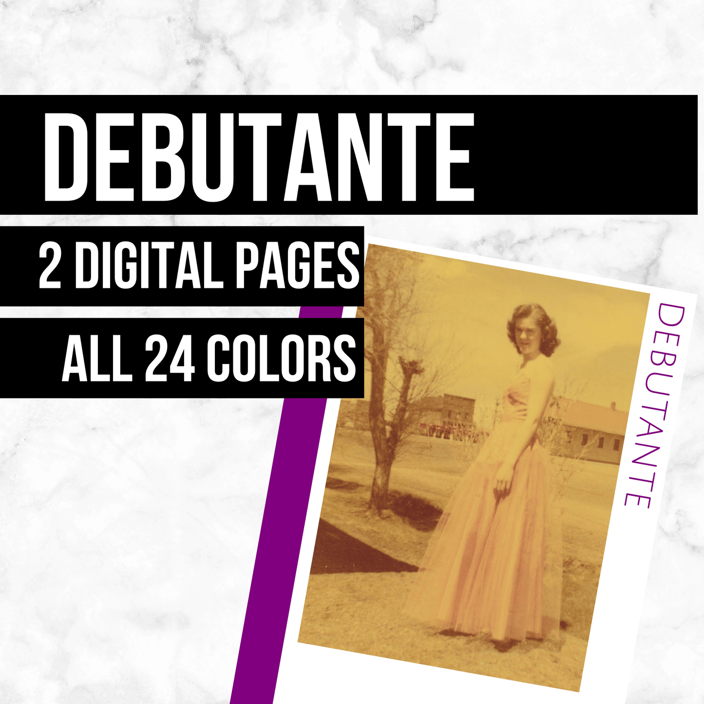 Debutante: Printable Genealogy Form (Digital Download)