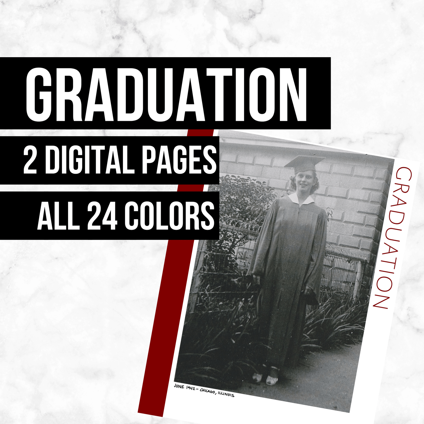 Graduation: Printable Genealogy Form (Digital Download)