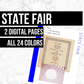 State Fair: Printable Genealogy Form (Digital Download)