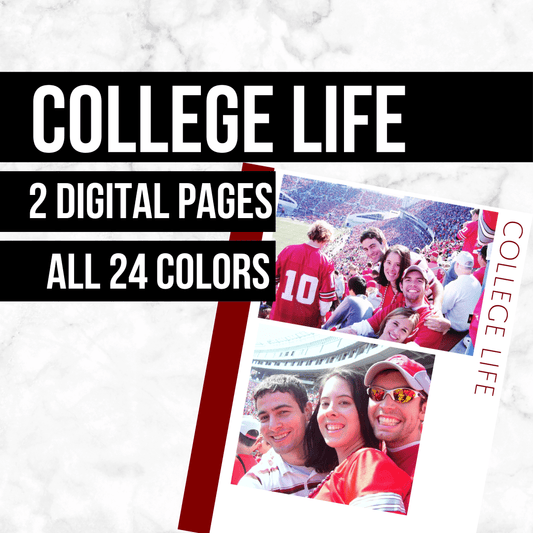 College Life: Printable Genealogy Form (Digital Download)