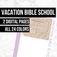 Vacation Bible School: Printable Genealogy Forms (Digital Download)