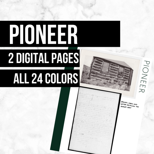 Pioneer: Printable Genealogy Form (Digital Download)