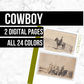 Cowboy: Printable Genealogy Form (Digital Download)