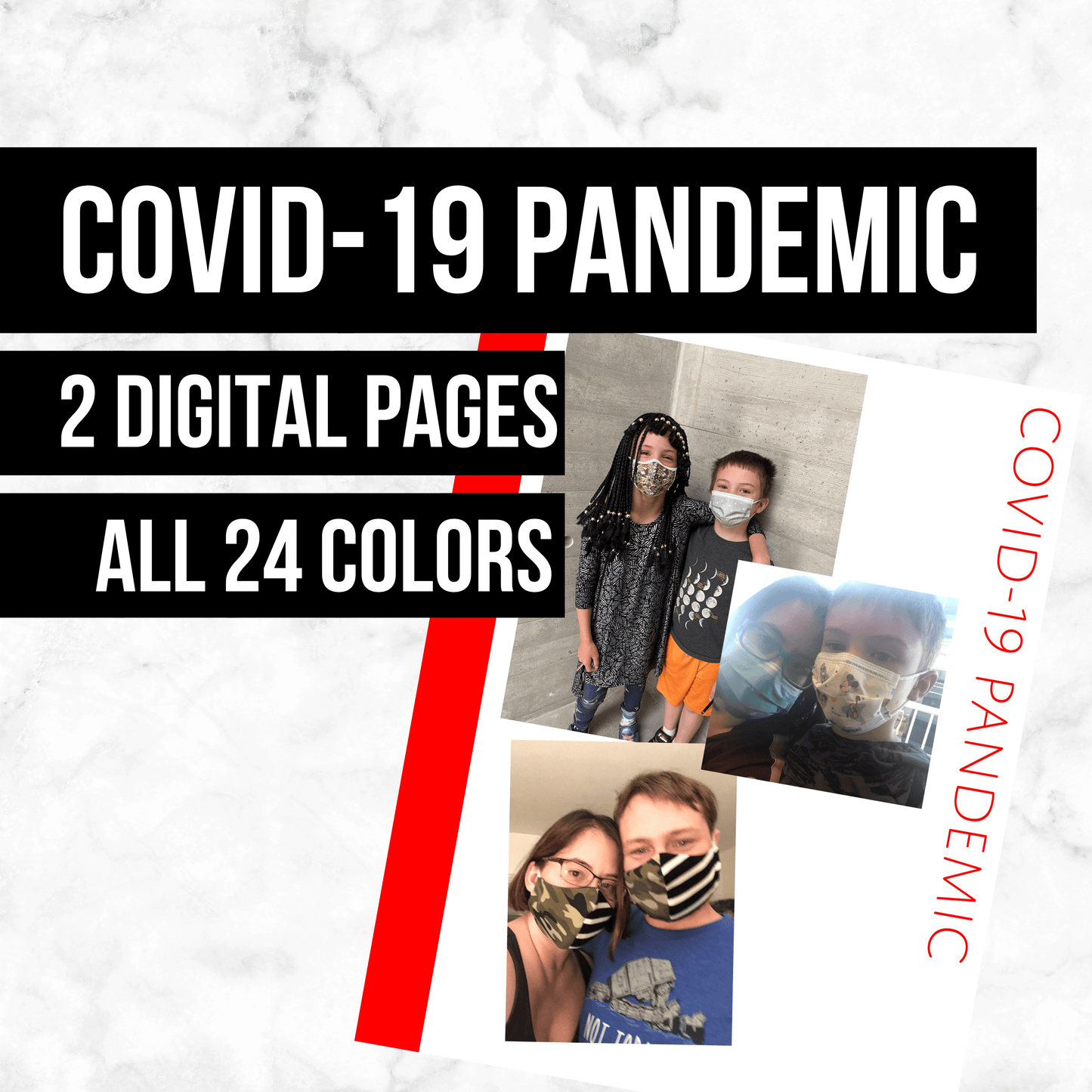 COVID-19 Pandemic: Printable Genealogy Form (Digital Download)