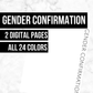 Gender Confirmation: Printable Genealogy Forms (Digital Download)
