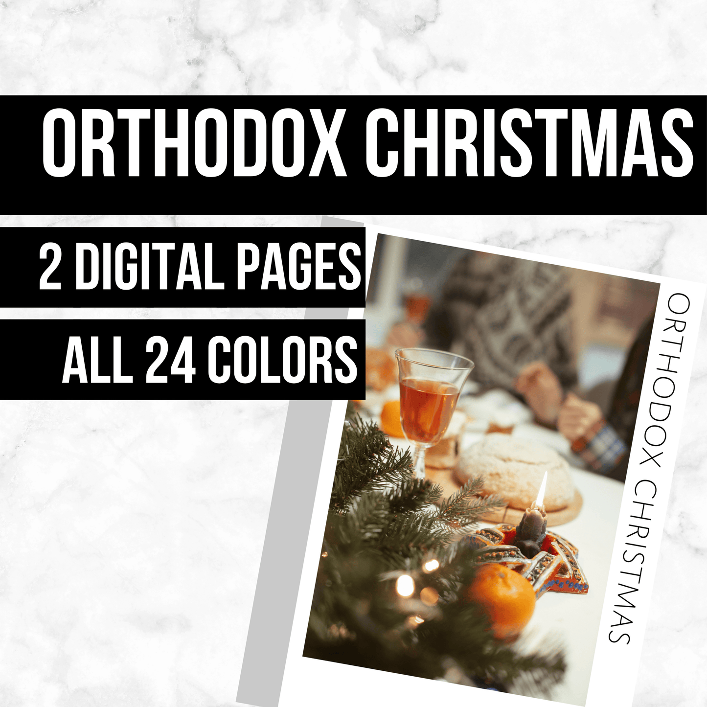 Orthodox Christmas: Printable Genealogy Form (Digital Download)