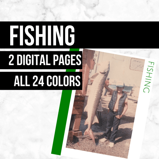 Fishing: Printable Genealogy Form (Digital Download)