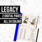 Legacy: Printable Genealogy Form (Digital Download)