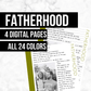 Fatherhood Pages: Printable Genealogy Form (Digital Download)