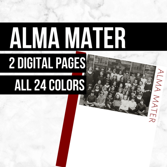 Alma Mater: Printable Genealogy Form (Digital Download)