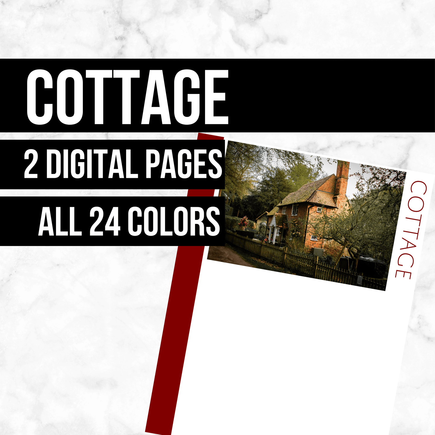 Cottage: Printable Genealogy Form (Digital Download)