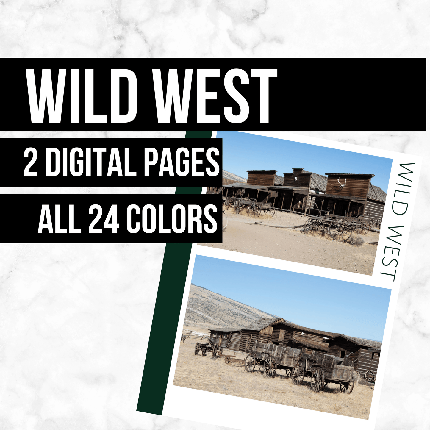 Wild West: Printable Genealogy Form (Digital Download)