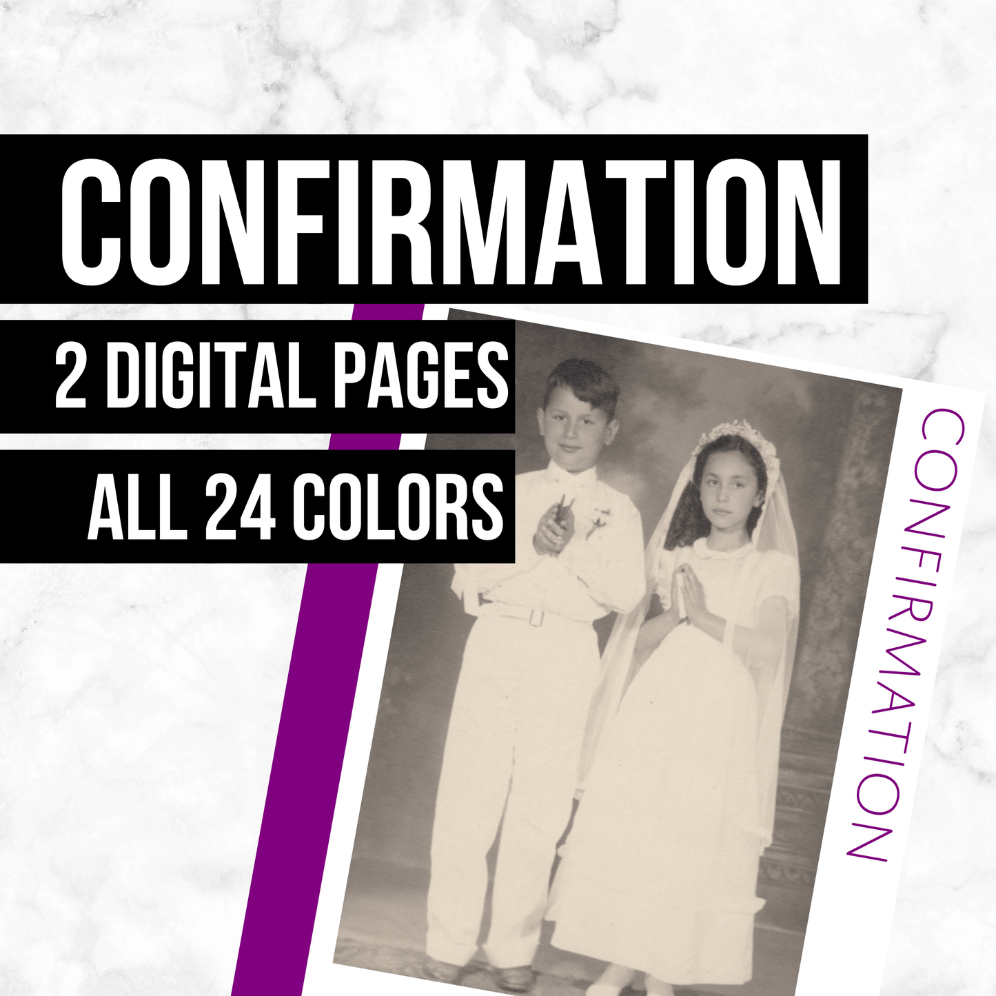 Confirmation: Printable Genealogy Forms (Digital Download)
