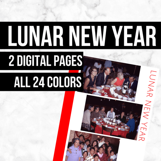 Lunar New Year: Printable Genealogy Form (Digital Download)