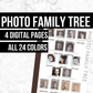 Photo Family Tree Bundle: Printable Ancestry Form for Genealogy (Digital Download)