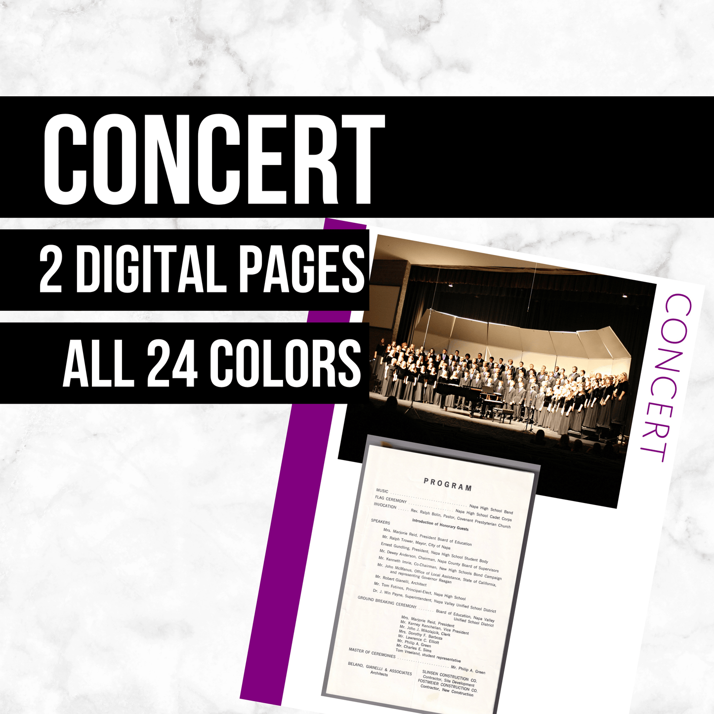 Concert: Printable Genealogy Form (Digital Download)