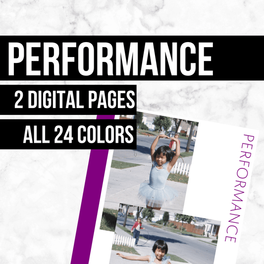 Performance: Printable Genealogy Form (Digital Download)