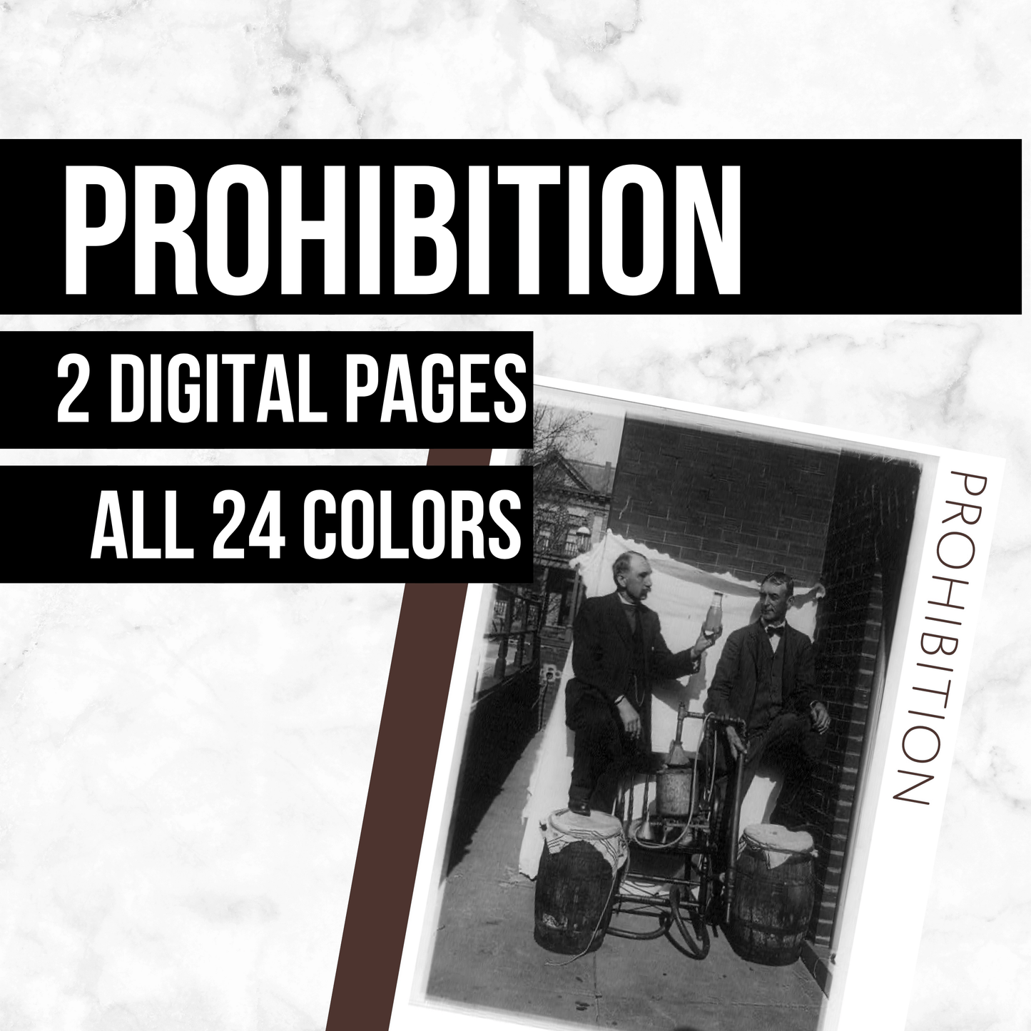 Prohibition: Printable Genealogy Form (Digital Download)