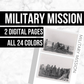 Military Mission: Printable Genealogy Form (Digital Download)