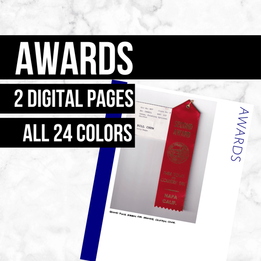 Awards Page: Printable Genealogy Form (Digital Download)