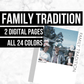 Family Tradition: Printable Genealogy Form (Digital Download)