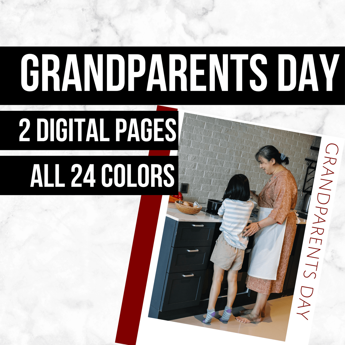 Grandparents Day: Printable Genealogy Form (Digital Download)