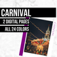 Carnival: Printable Genealogy Form (Digital Download)