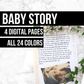 Baby Story: Printable Genealogy Form (Digital Download)