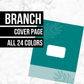 Branch Design Cover Page: Printable Genealogy Form (Digital Download)