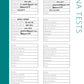 DNA Test Log: Printable Genealogy Form (Digital Download)